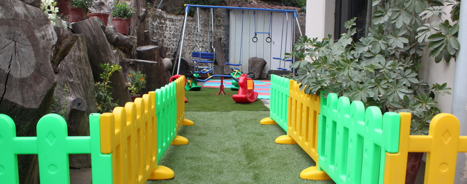Let your kids enjoy the beautiful weather in our specially designed PlayZone